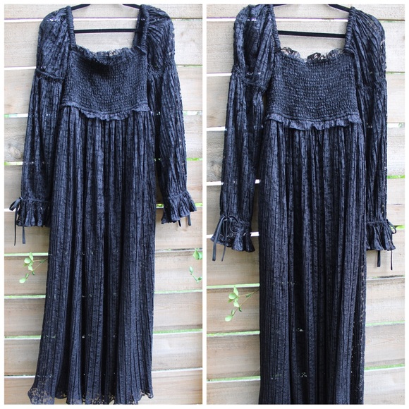 uo fairuza lace maxi dress - Picture 4 of 9
